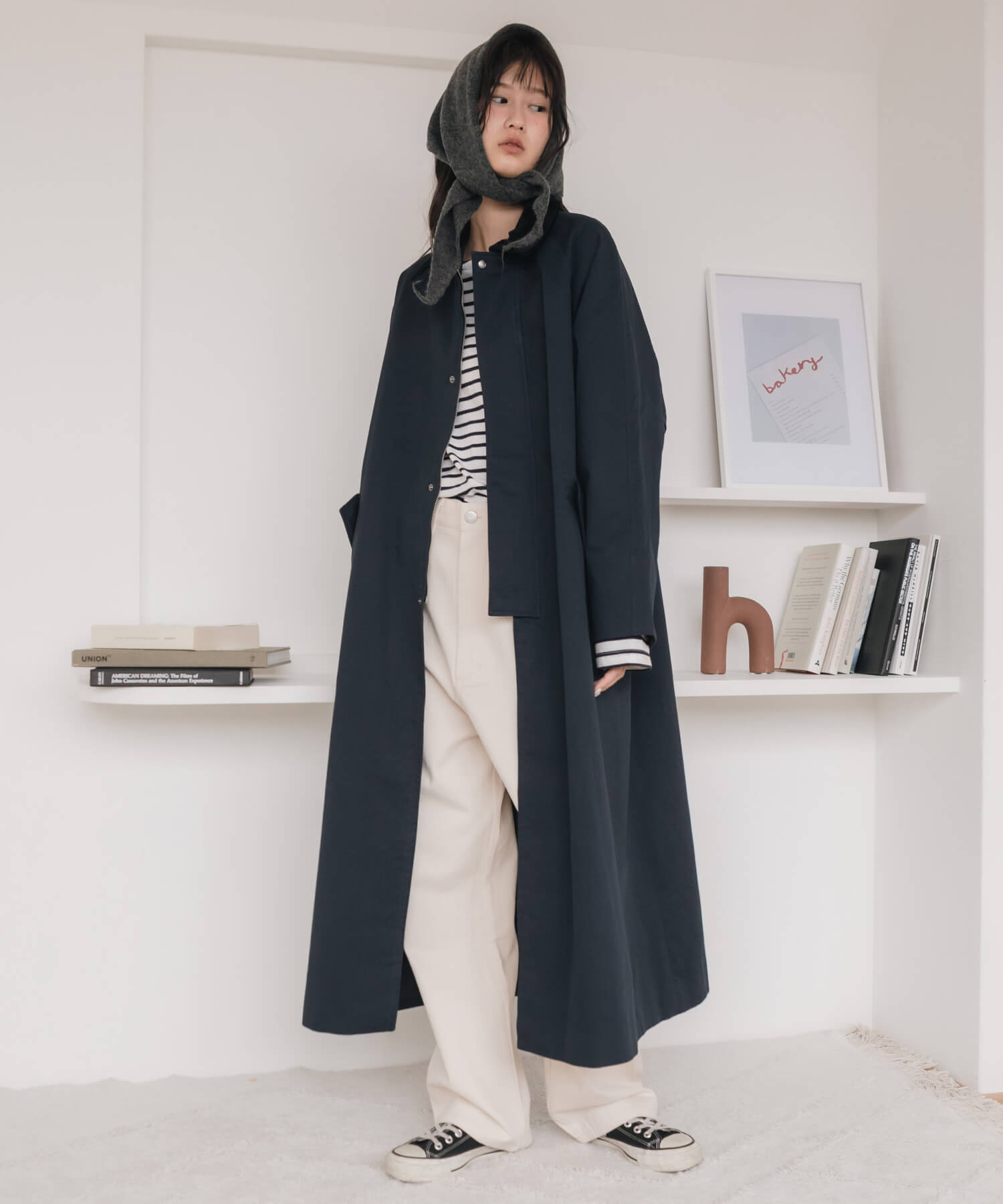 3way Long Cape Coat | HEILIS