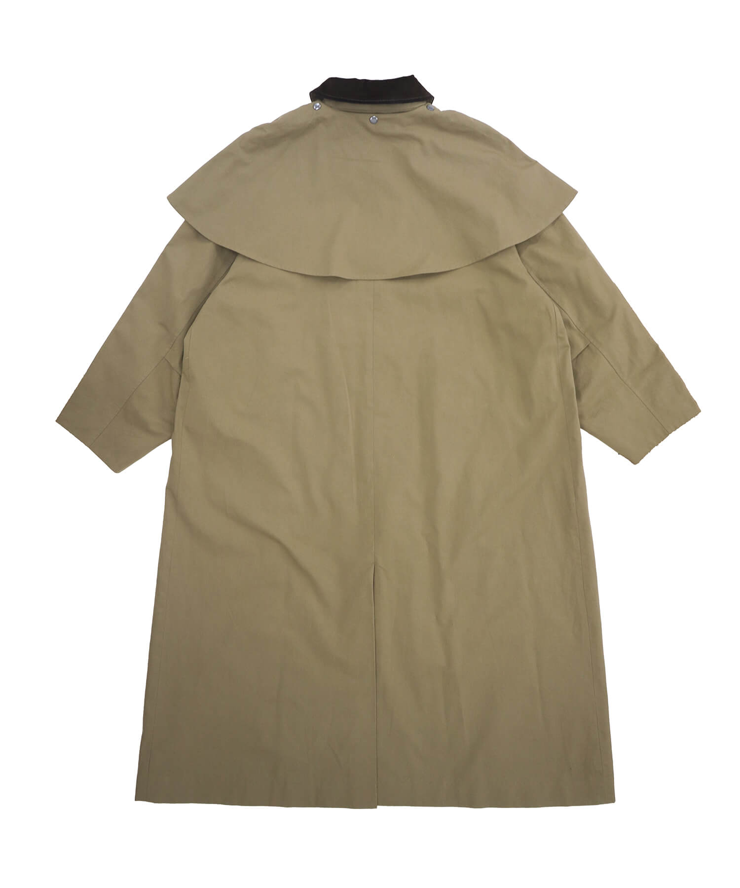 （新品未使用タグ付）Heve rever cape coat ケープ　コート 中古・古着通販】Heve (ヘイヴ) rever cape coat / リバーケープコート