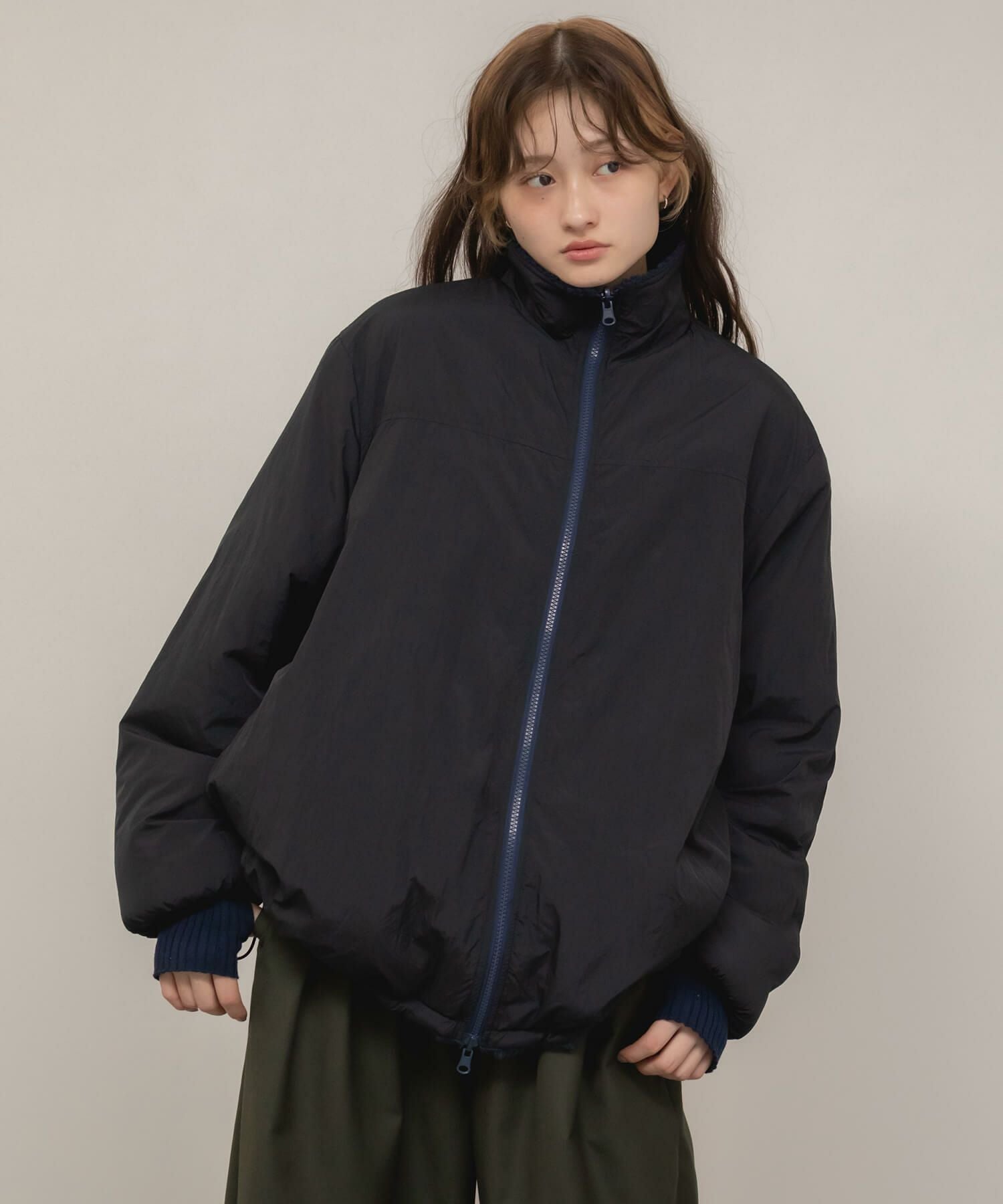 hideka original】2Way Boa Blouson | HEILIS