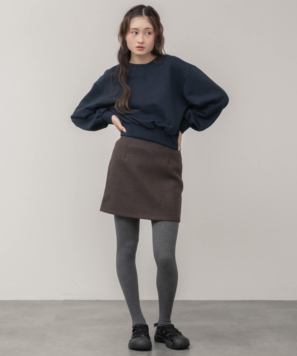 &&model：163cm&&