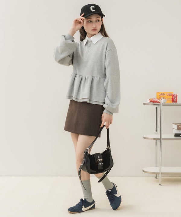 &&model：163cm&&