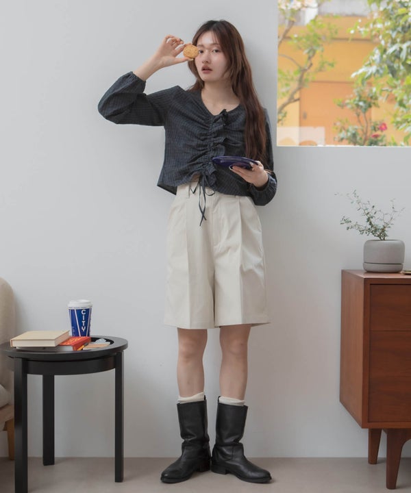 &&model：163cm&&