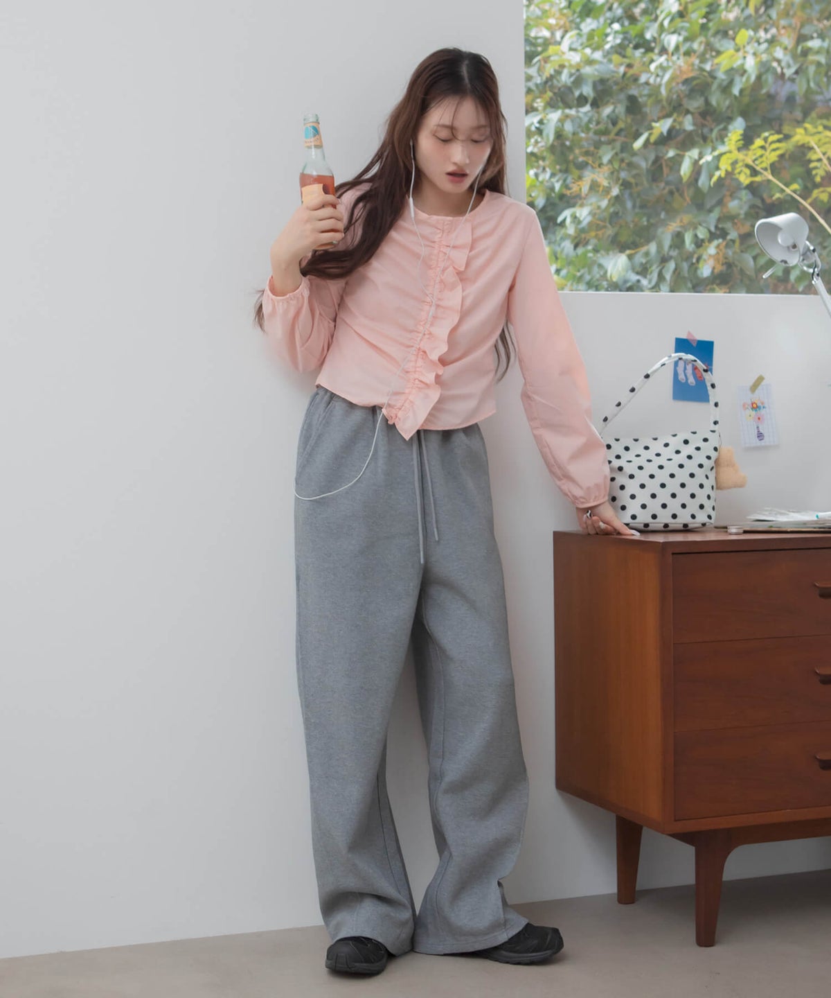 &&model：163cm&&