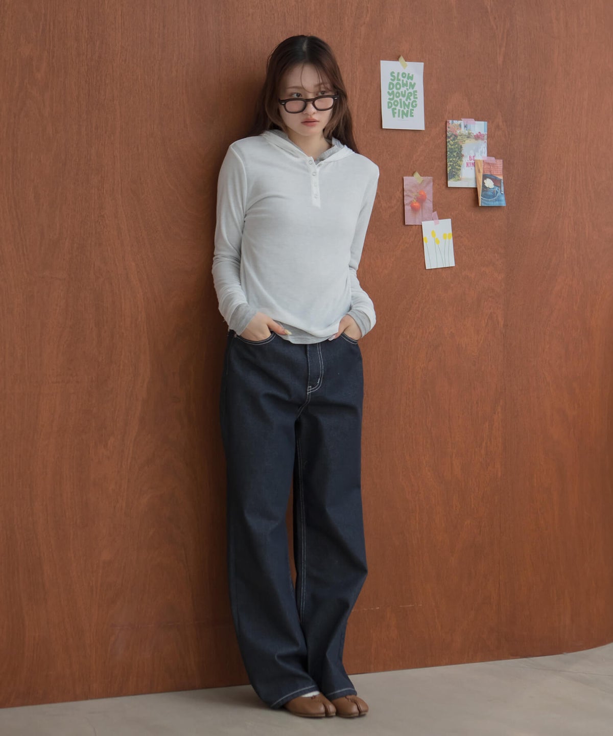 &&model：163cm&&