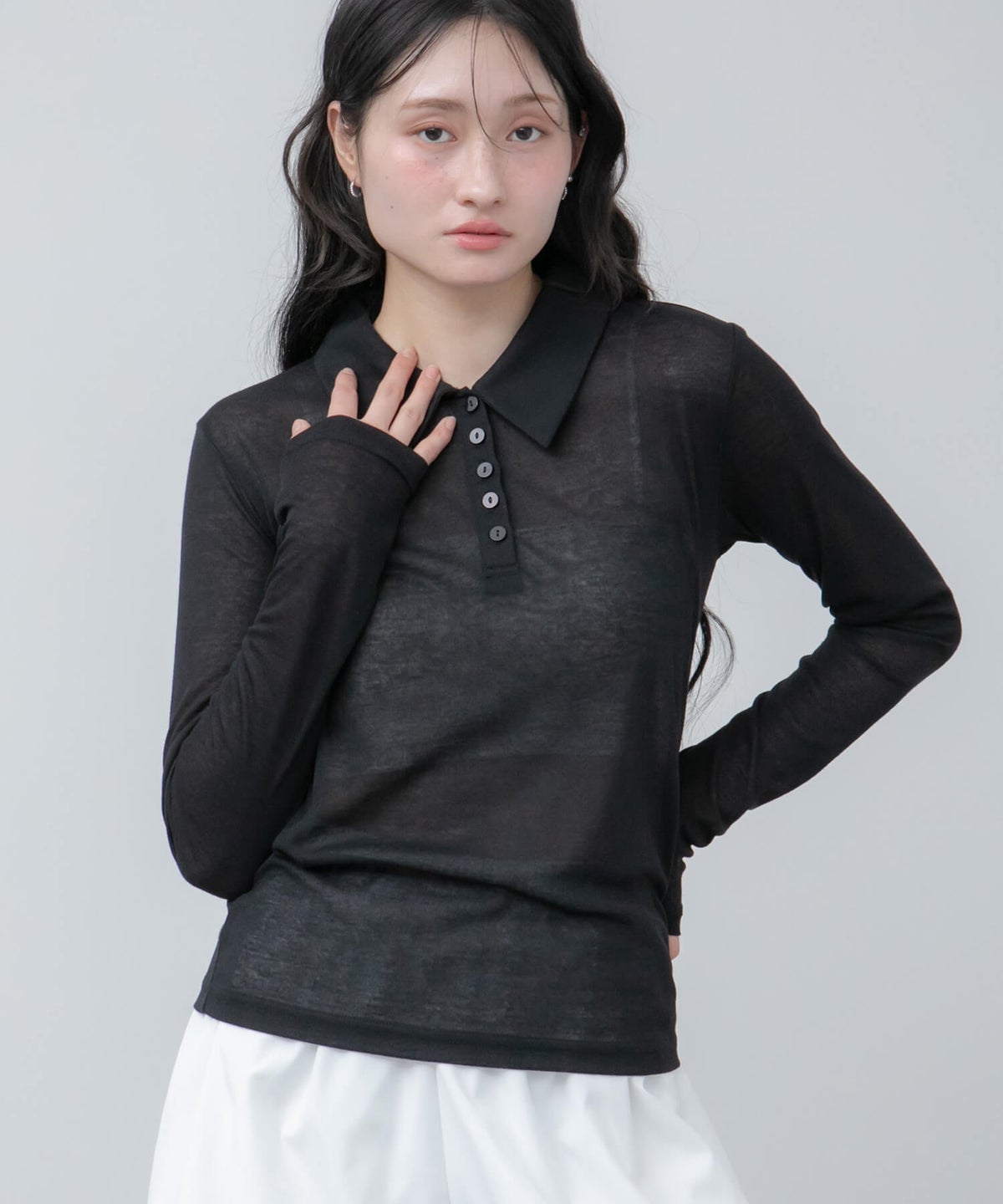 &&model：163cm&&