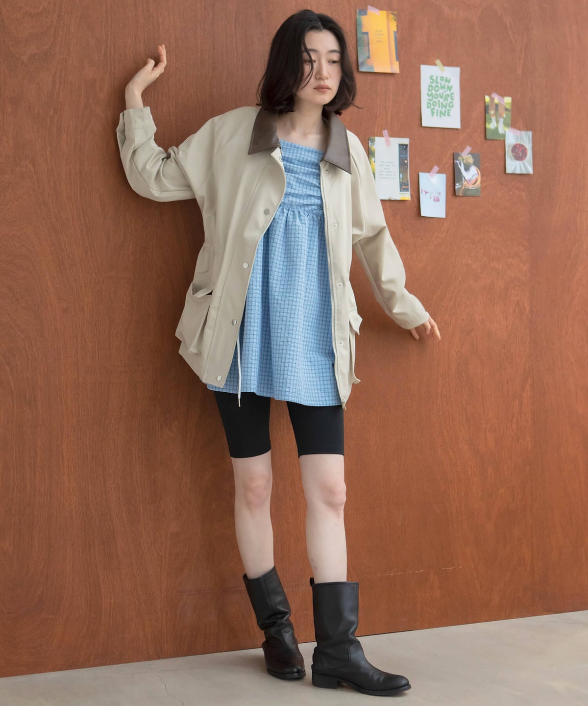 &&model：169cm&&