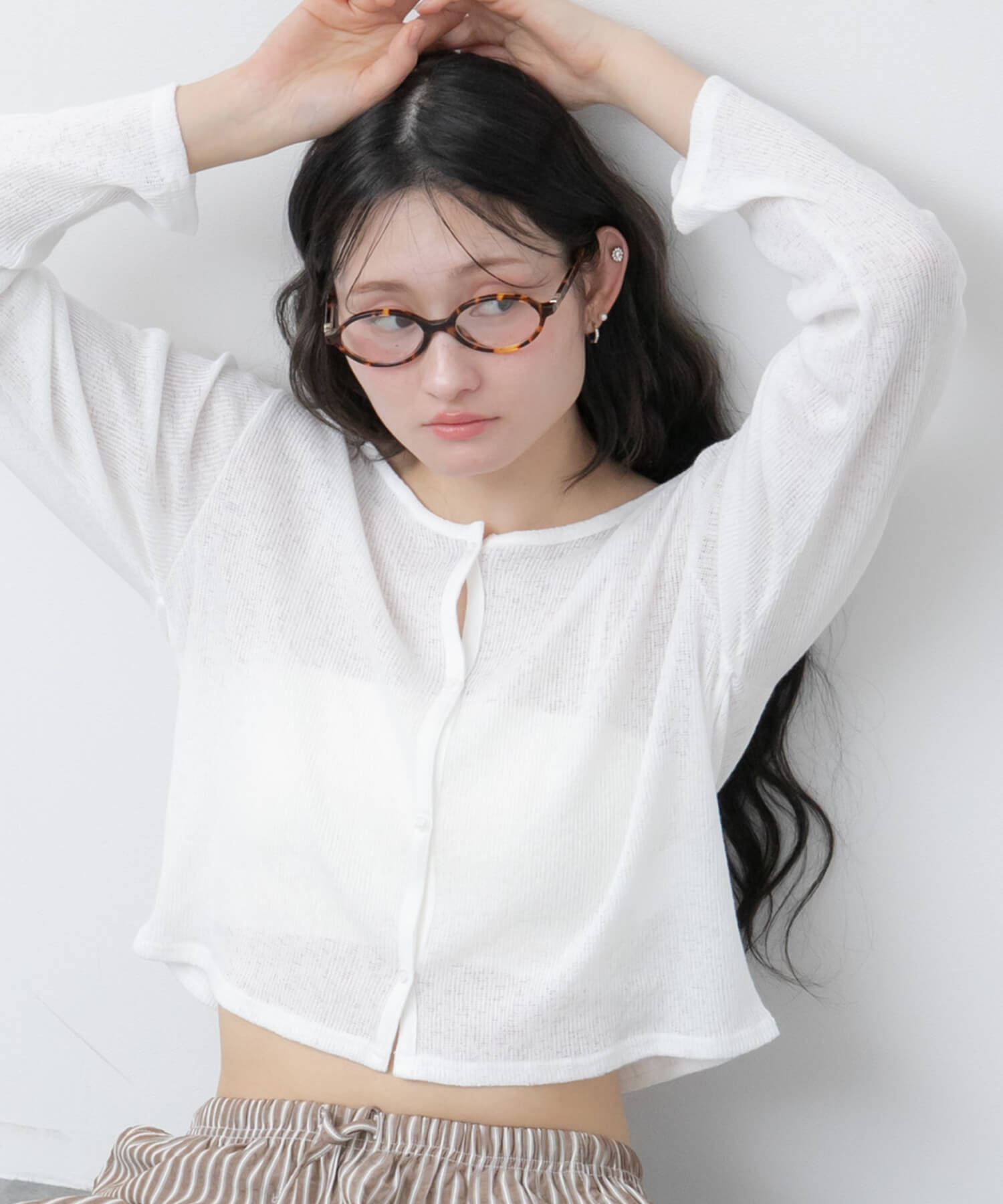 Compact Rib Knit Cardigan | HEILIS