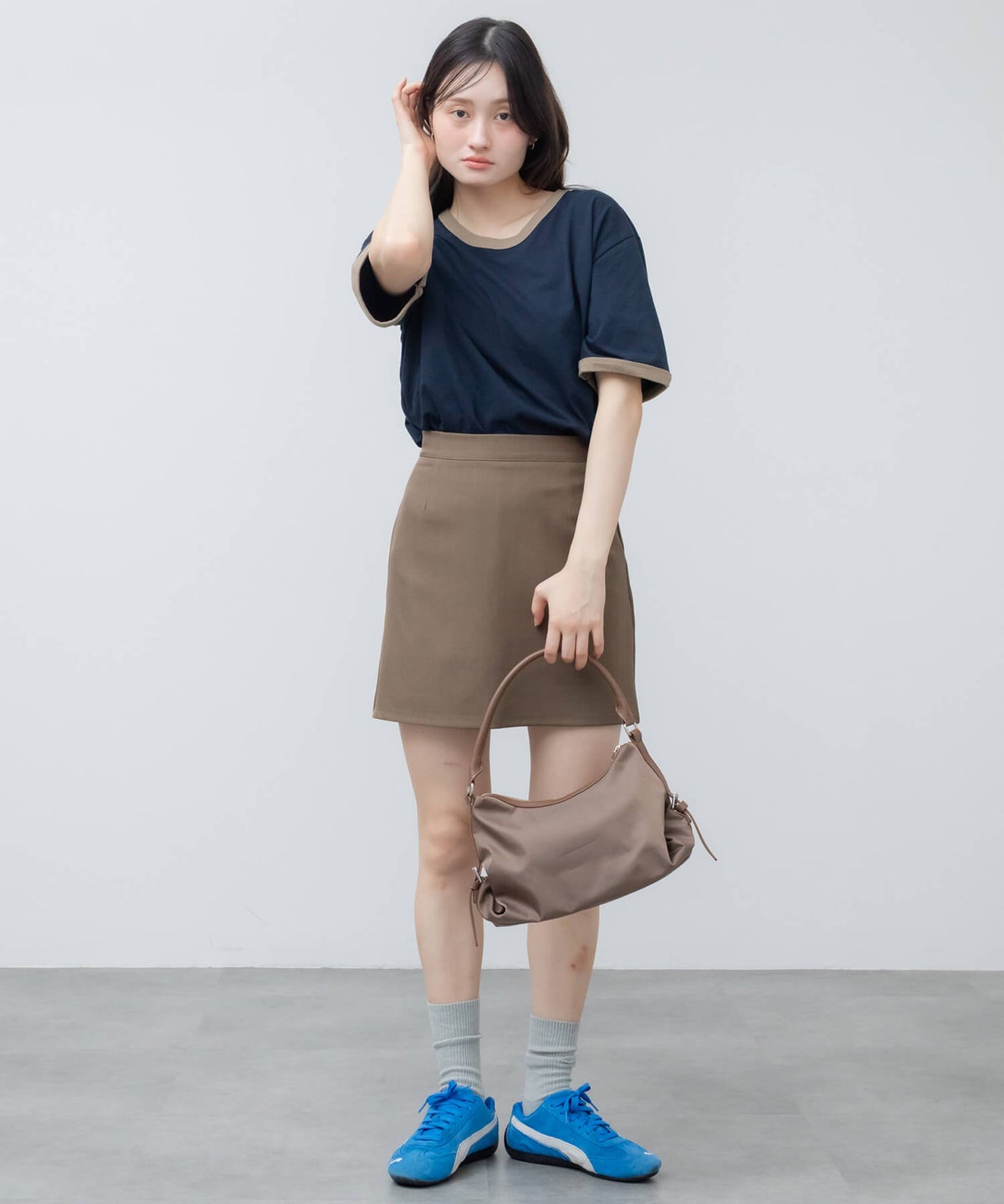 &&model：163cm&&