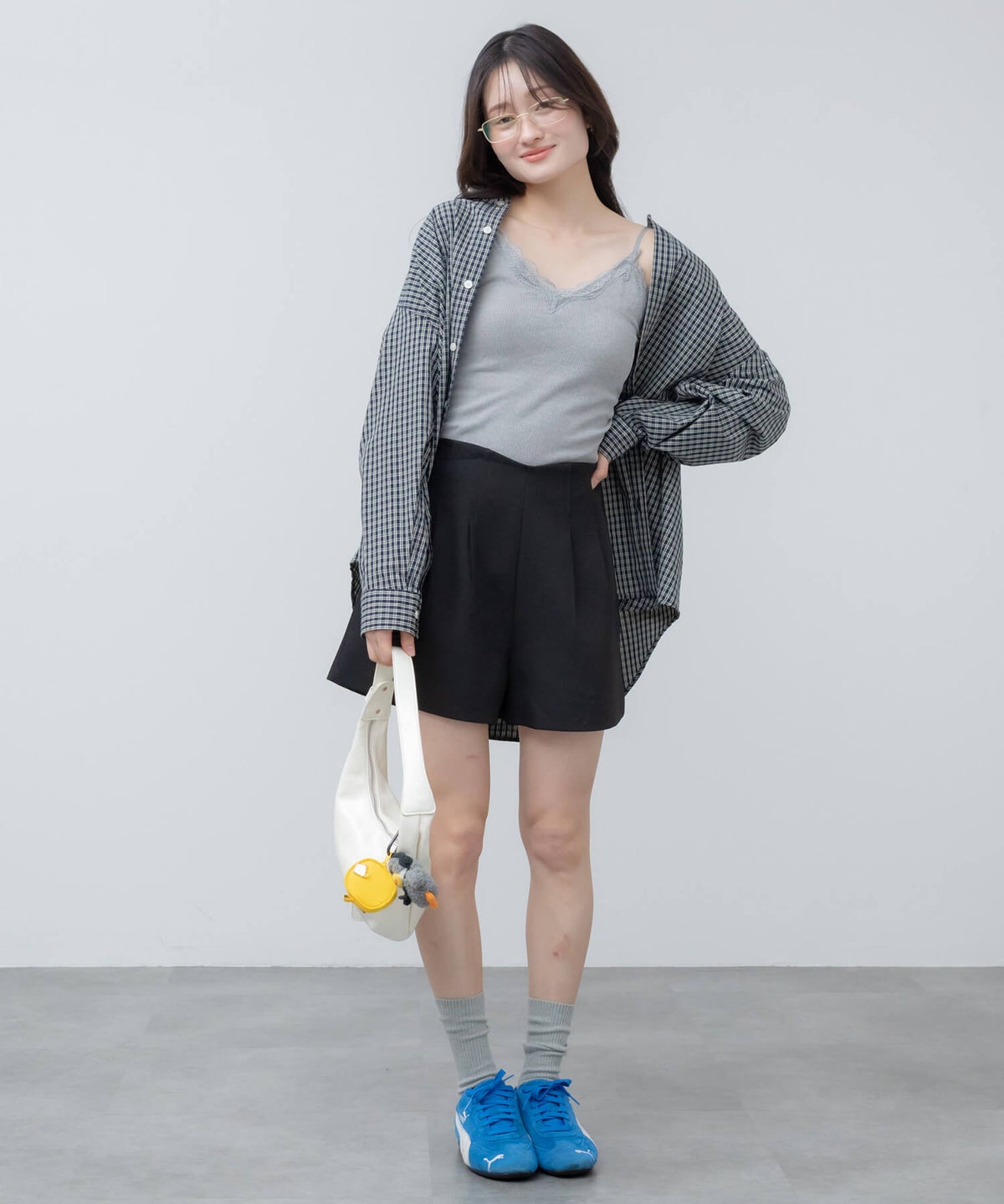 &&model：163cm&&
