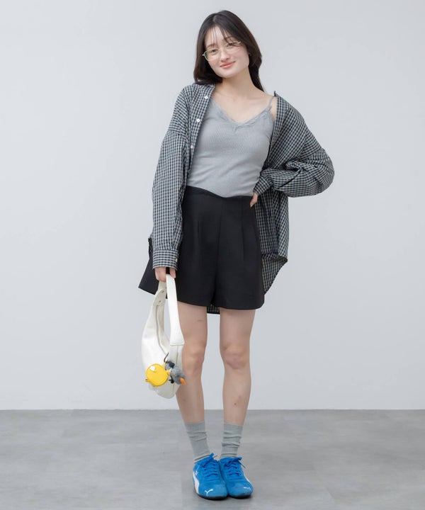 &&model：163cm&&