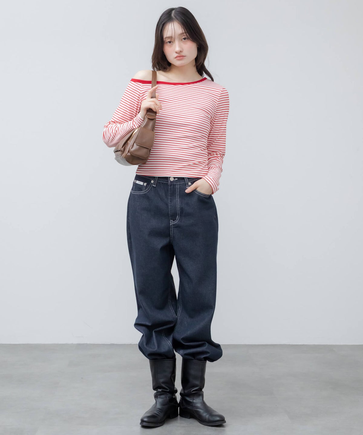 &&model：163cm&&