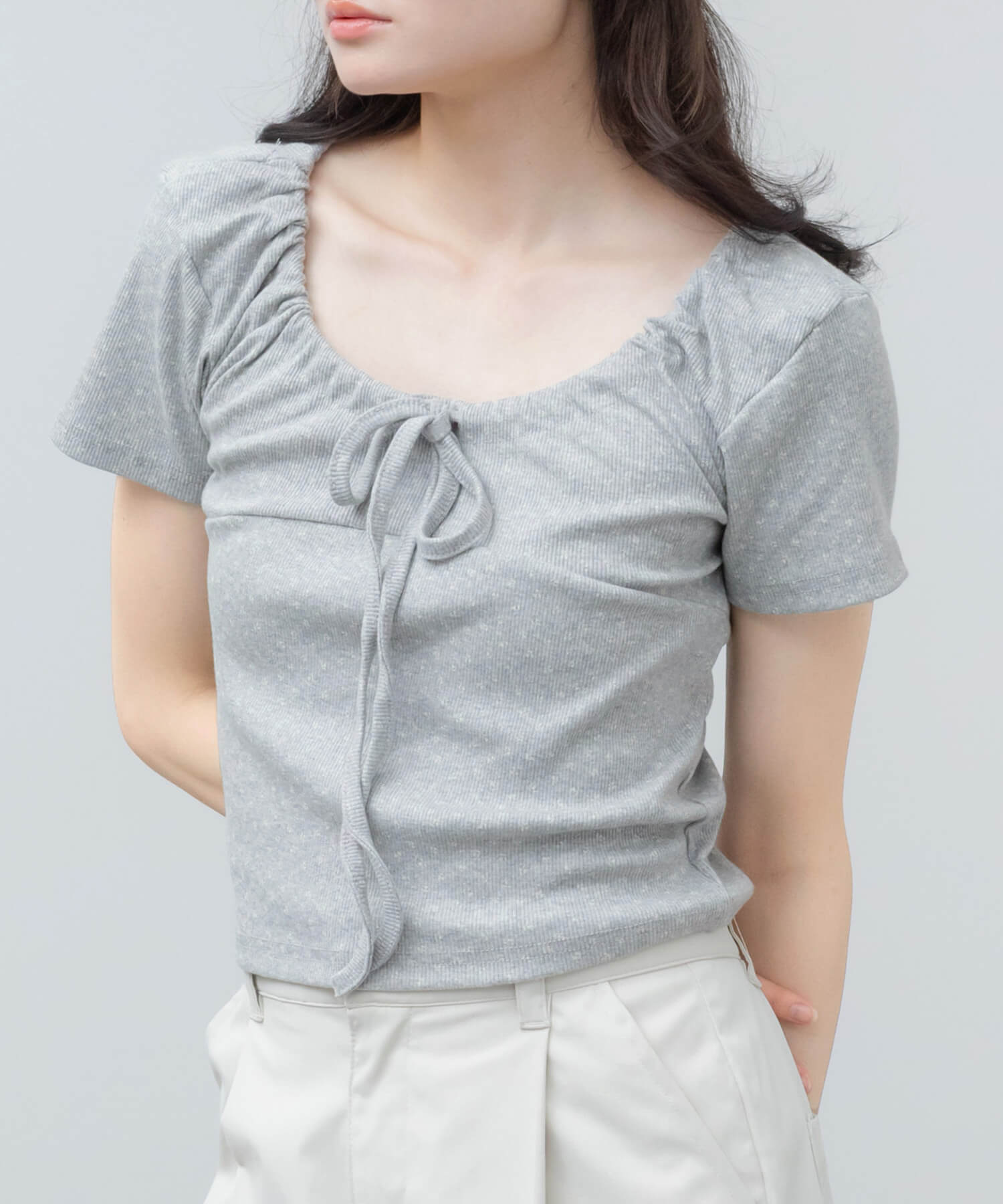 も*も様 Flower ribbon tops Red 60%OFF】classic ribbon top～ｸﾗｼｯｸﾘﾎﾞﾝﾄｯﾌﾟ | flower／フラワー公式通販