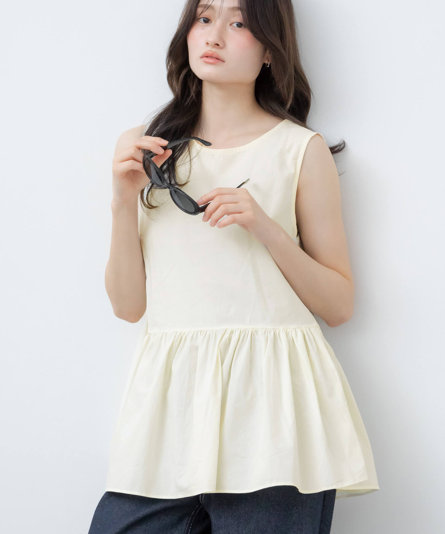 Sleeveless Peplum Blouse | HEILIS
