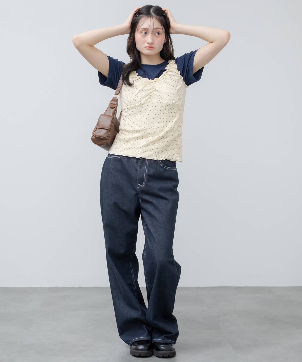 &&model：163cm&&