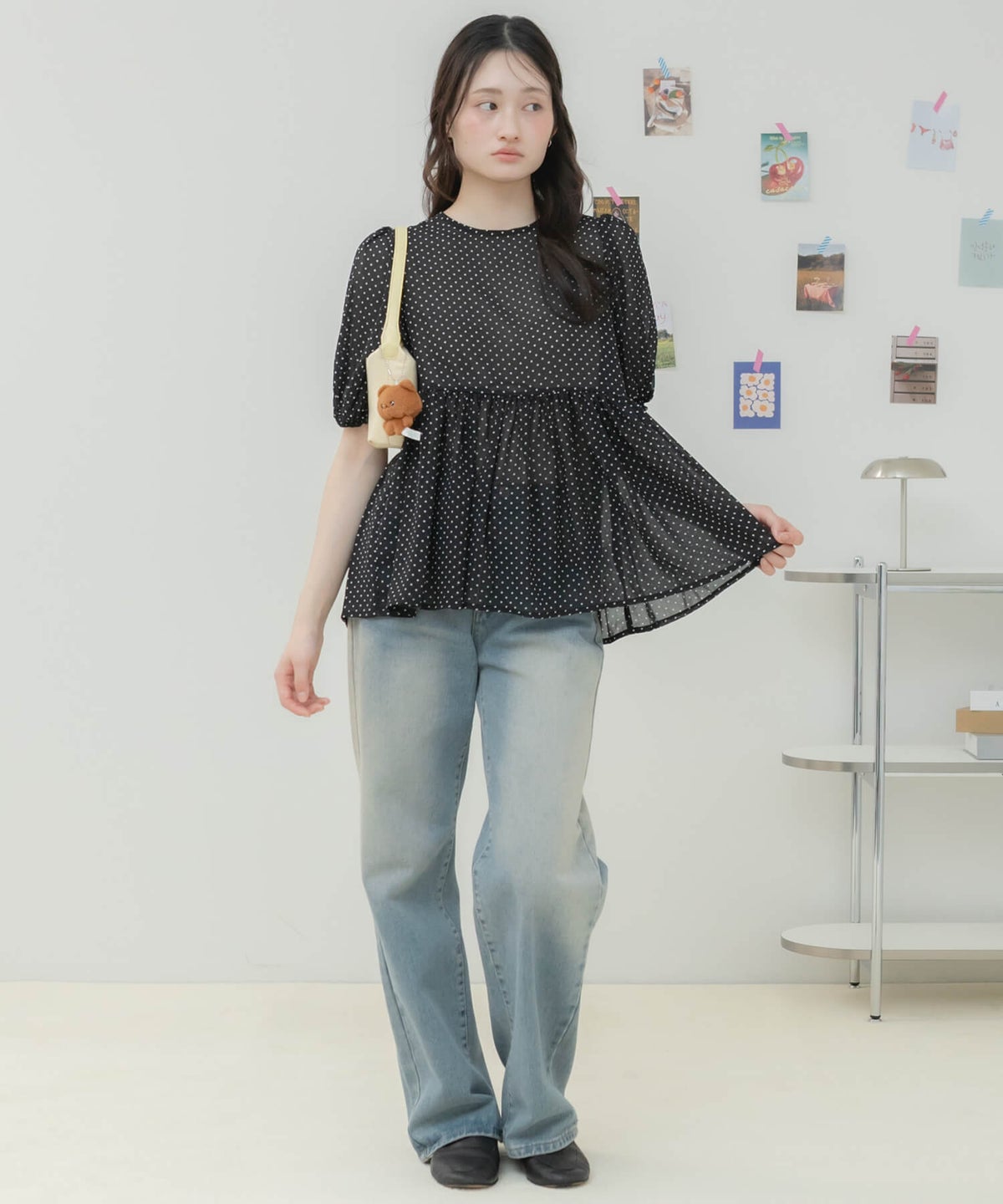 &&model：163cm&&
