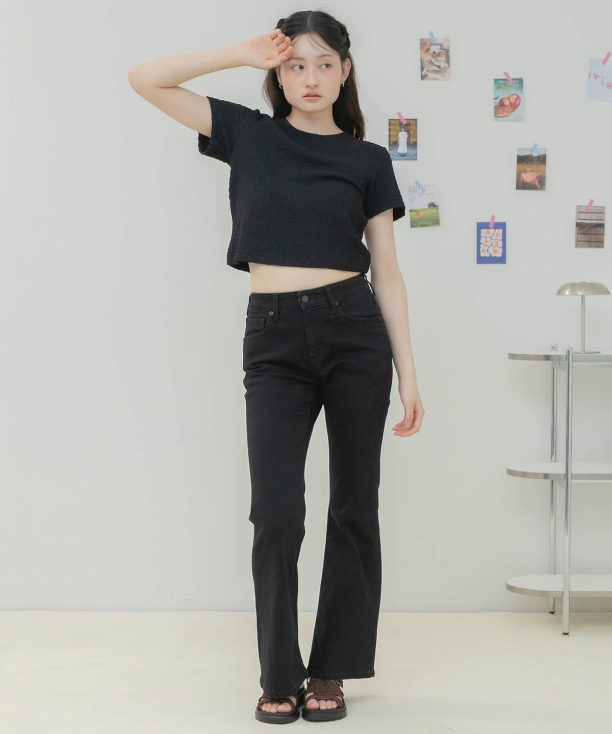 &&model：163cm&&