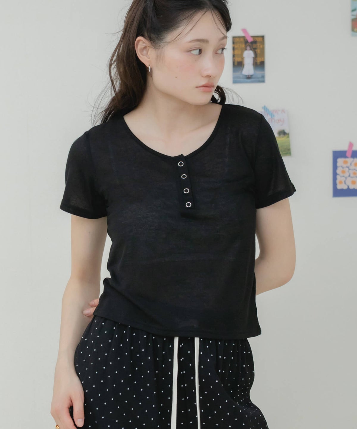 &&model：163cm&&