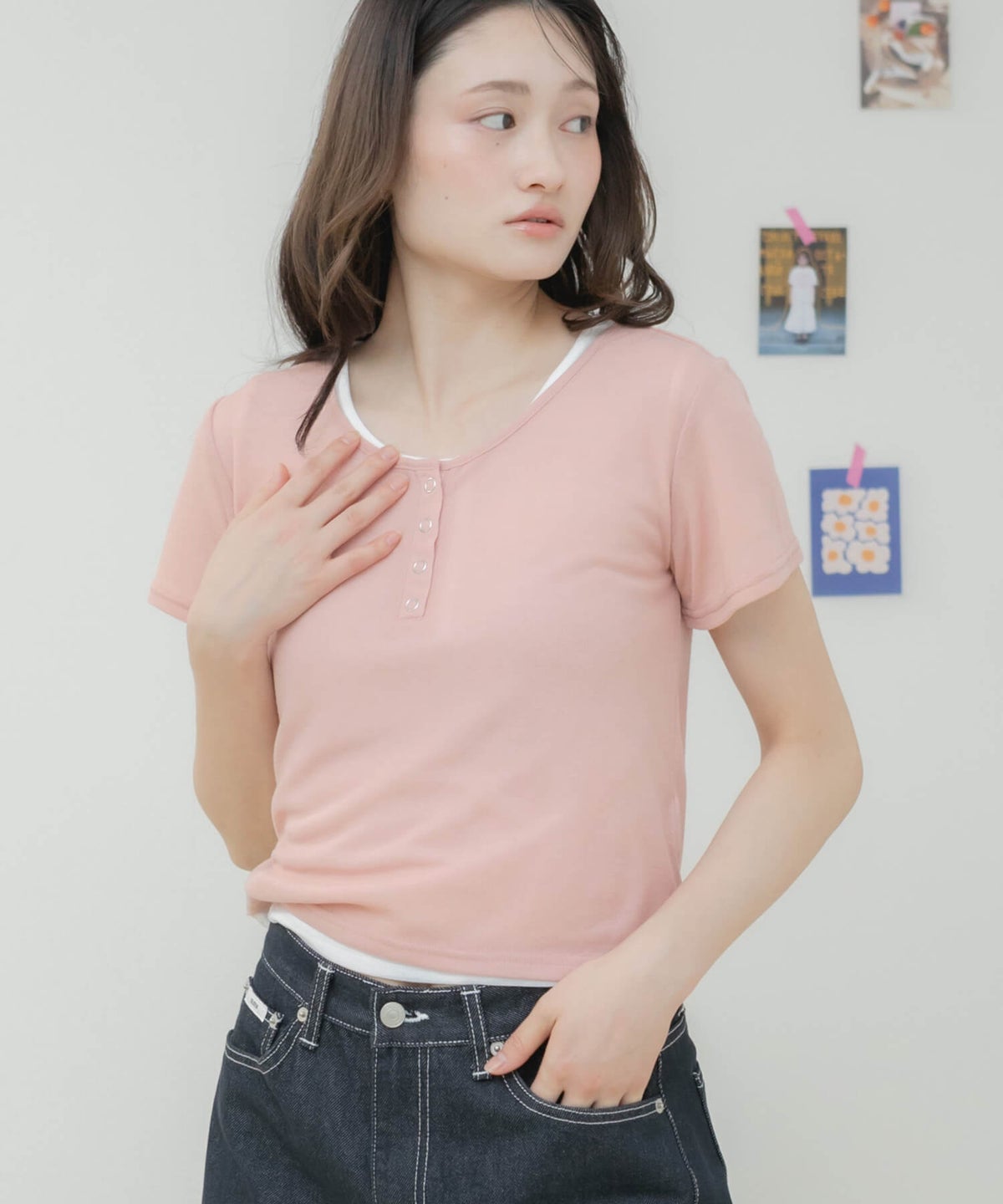 &&model：163cm&&