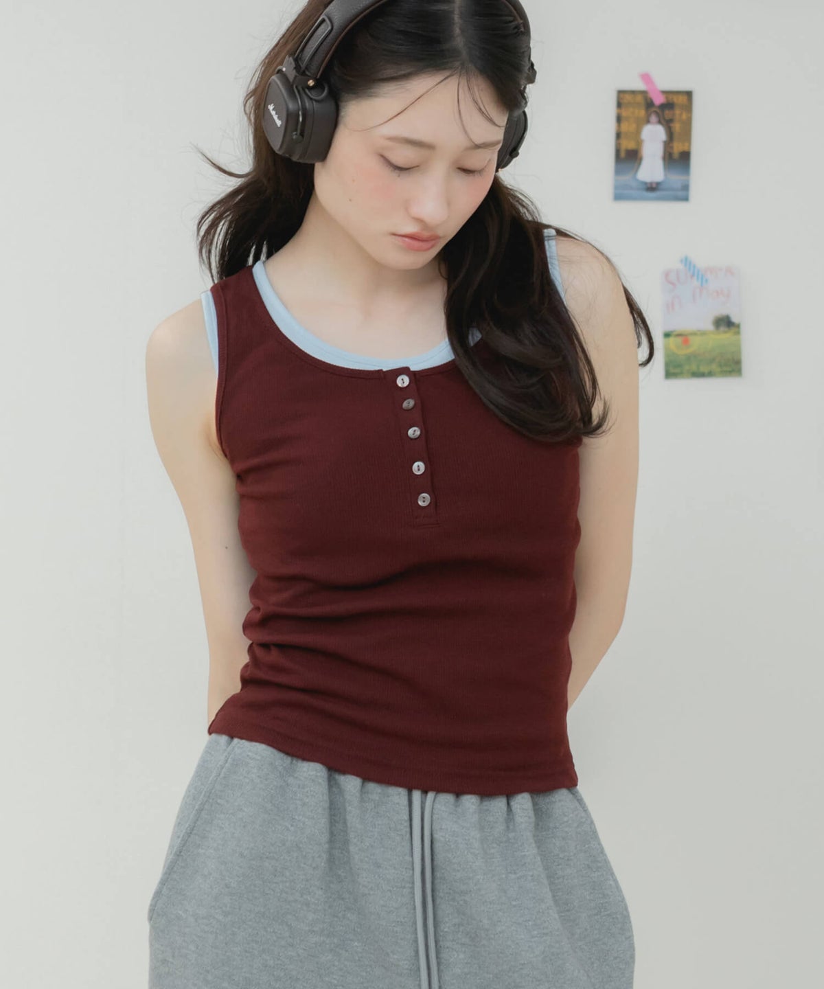 &&model：163cm&&