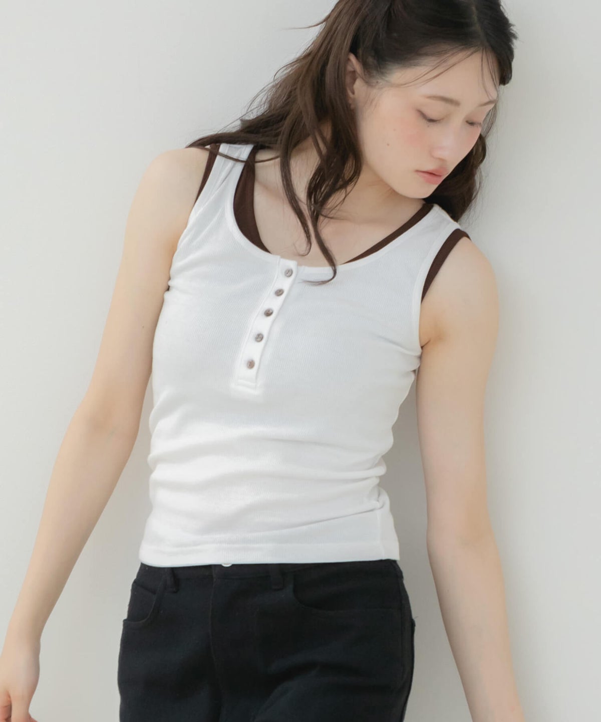 &&model：163cm&&