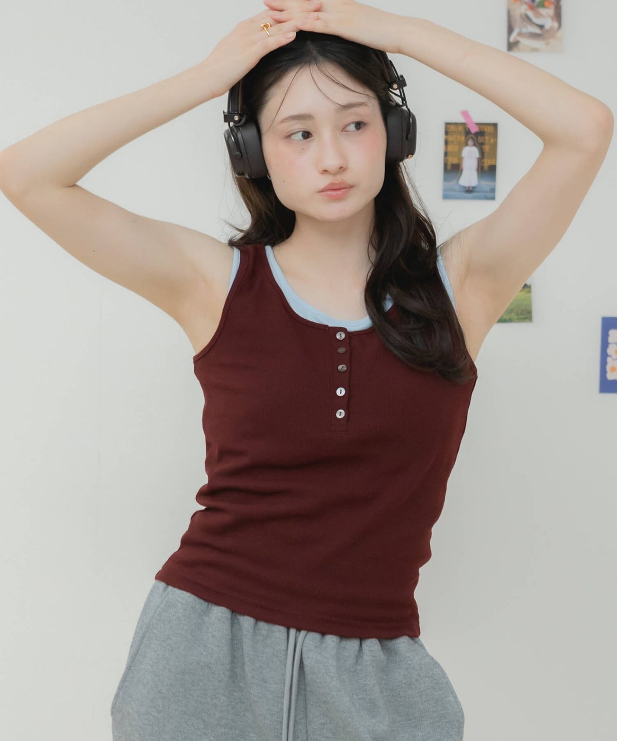 &&model：163cm&&