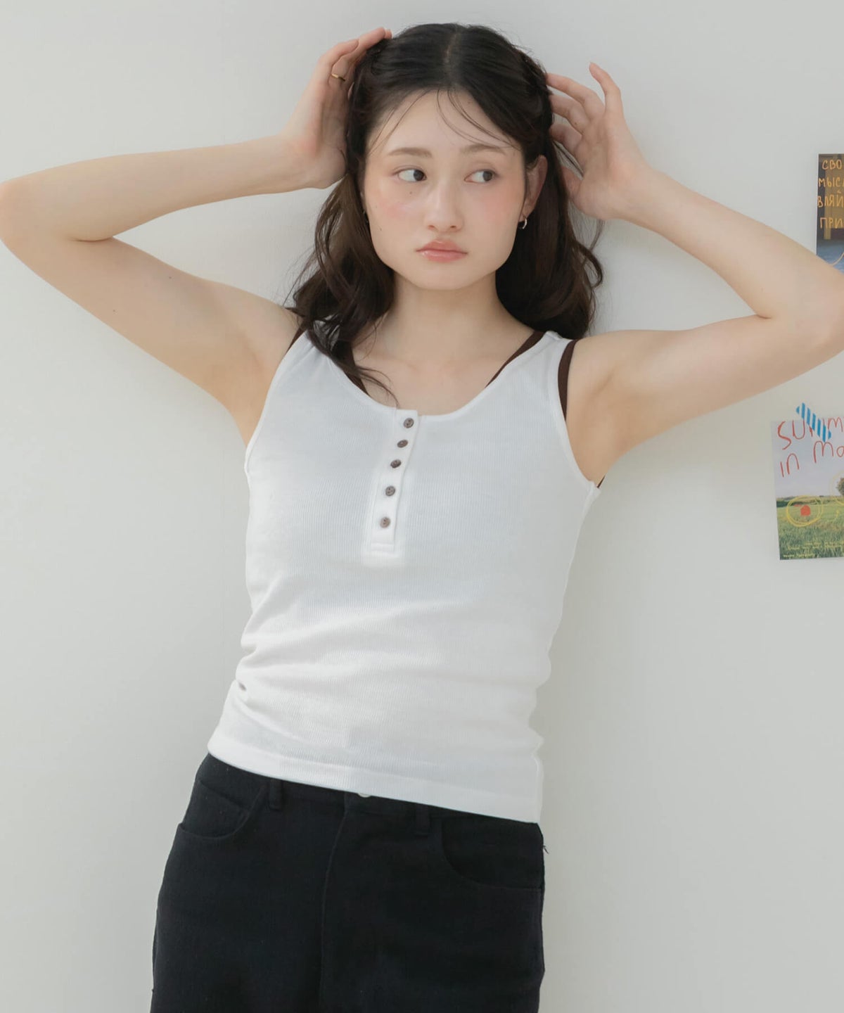 &&model：163cm&&