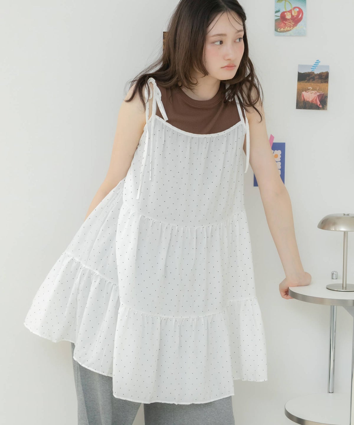 &&model：163cm&&