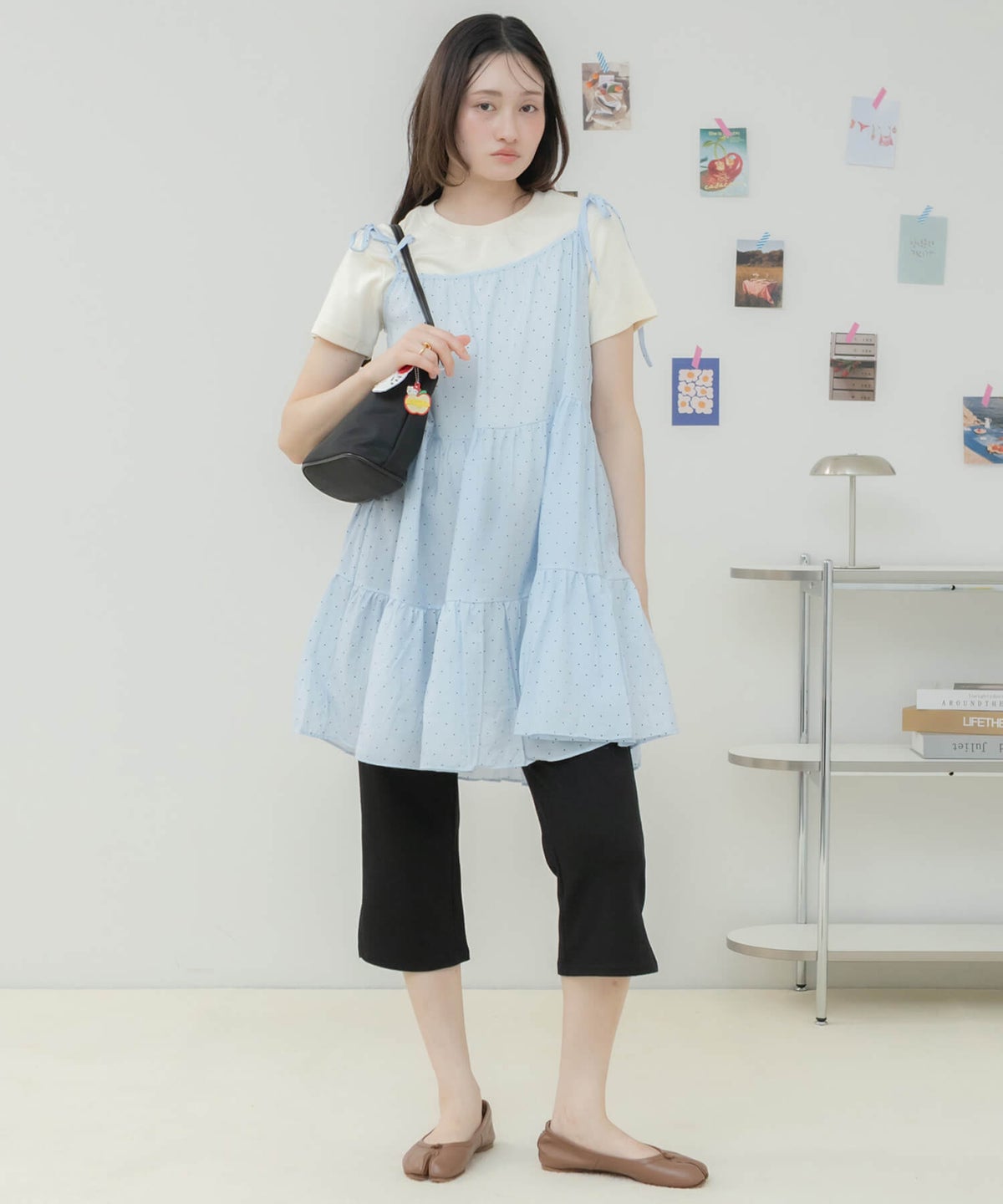 &&model：163cm(M SIZE)&&