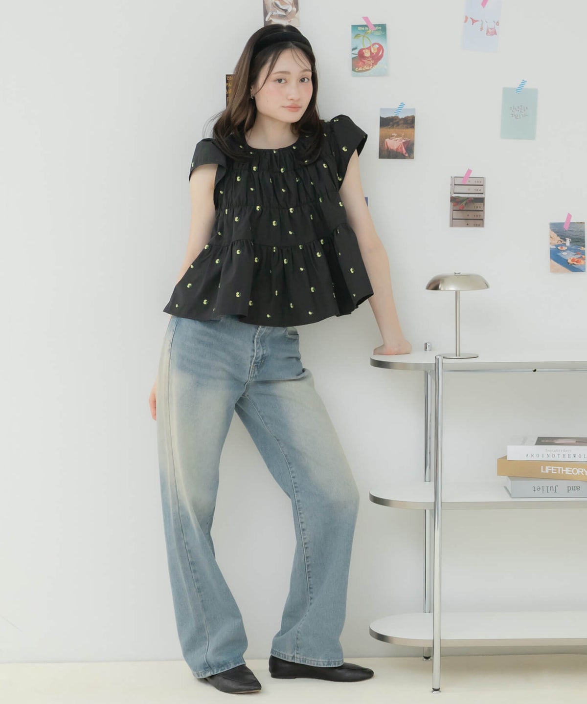 &&model：163cm&&