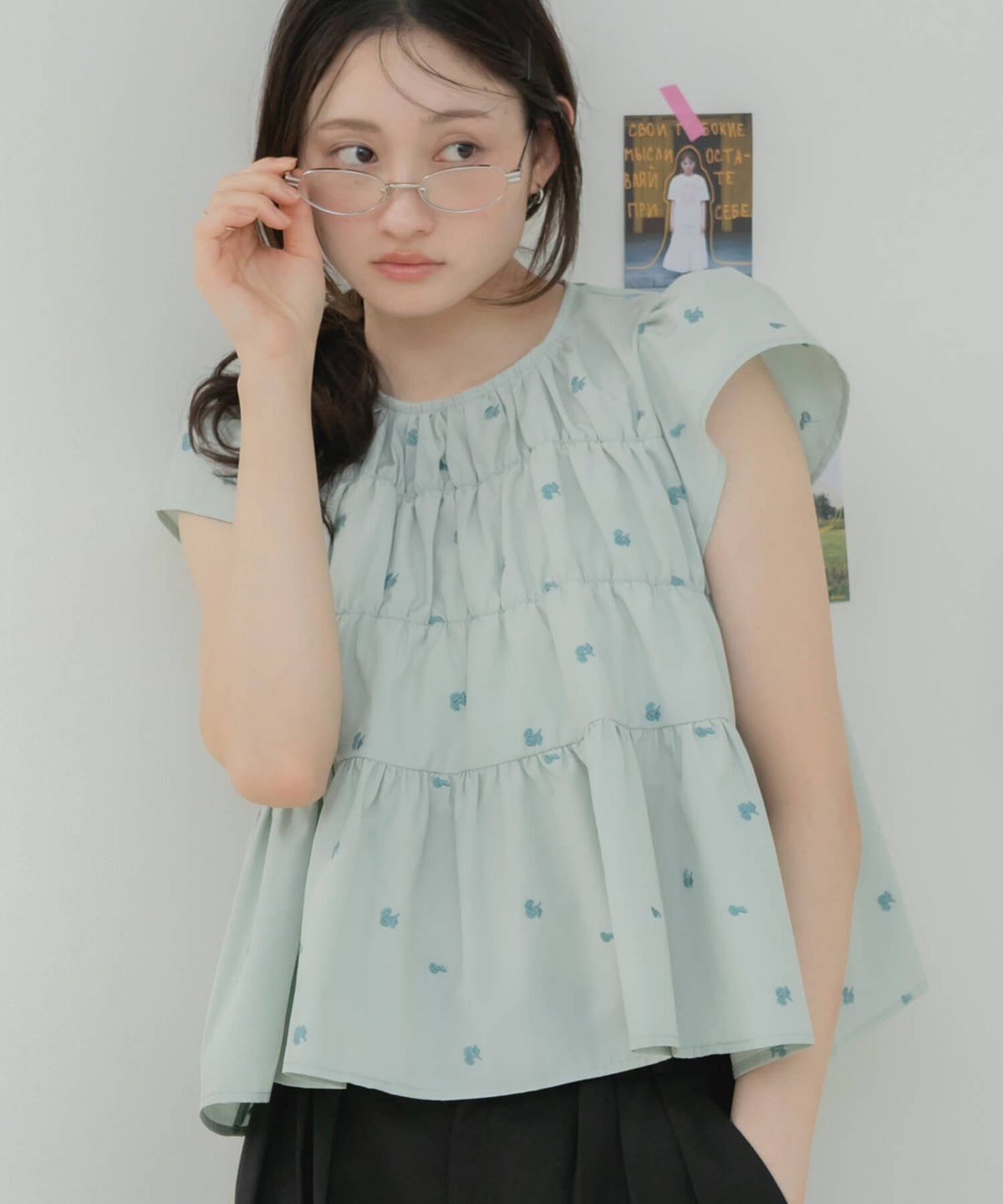 &&model：163cm&&