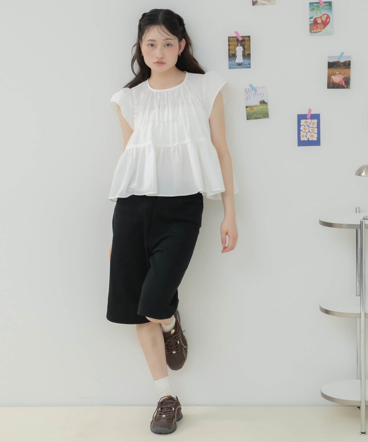 &&model：158cm&&