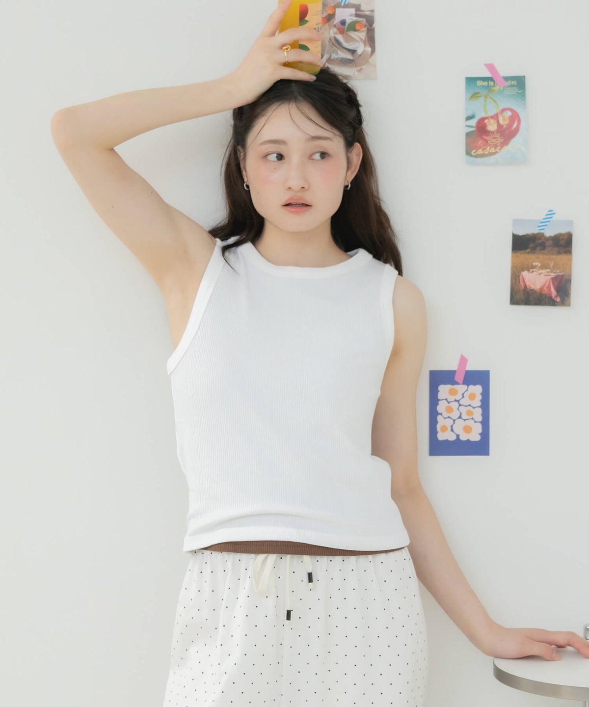&&model：163cm&&