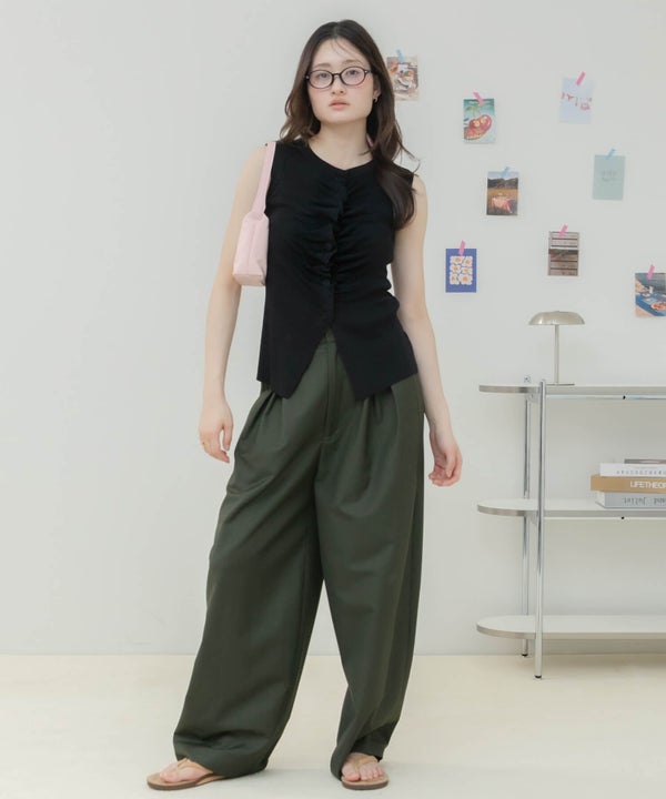 &&model：163cm&&