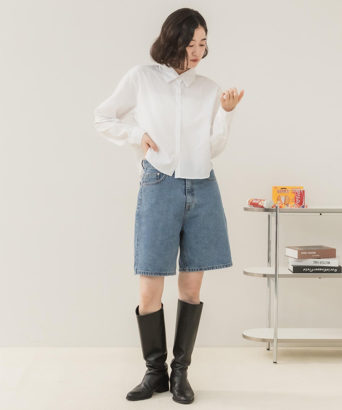 &&model：169cm(M SIZE)&&