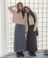 &&左からmodel：163cm gray/160cm black&&