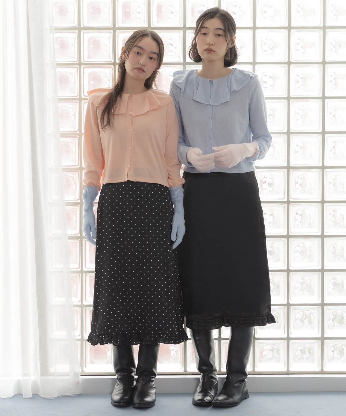 &&左からmodel：160cm black1/168cm black&&