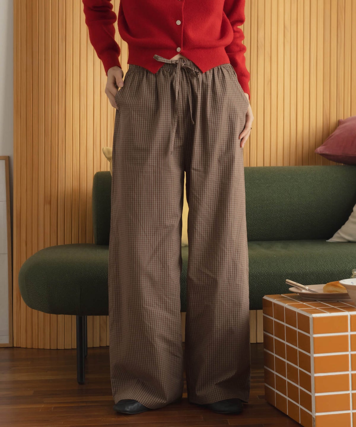 &&model：163cm&&