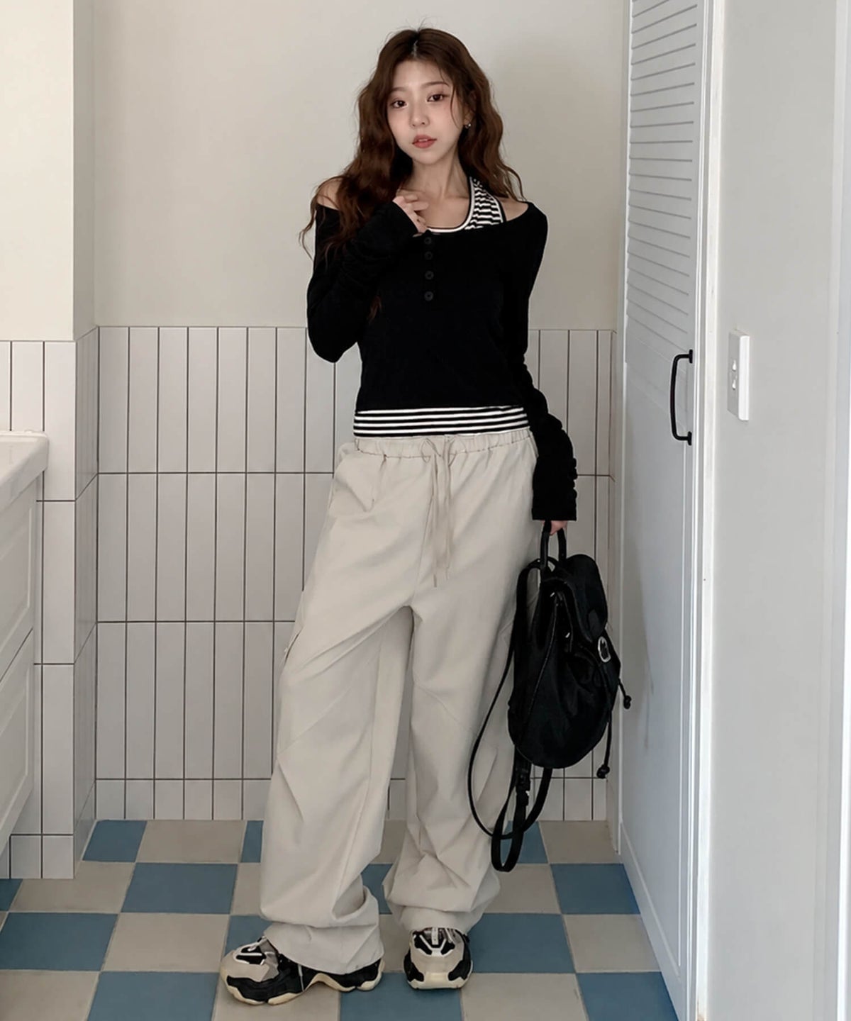 &&model：165cm&&