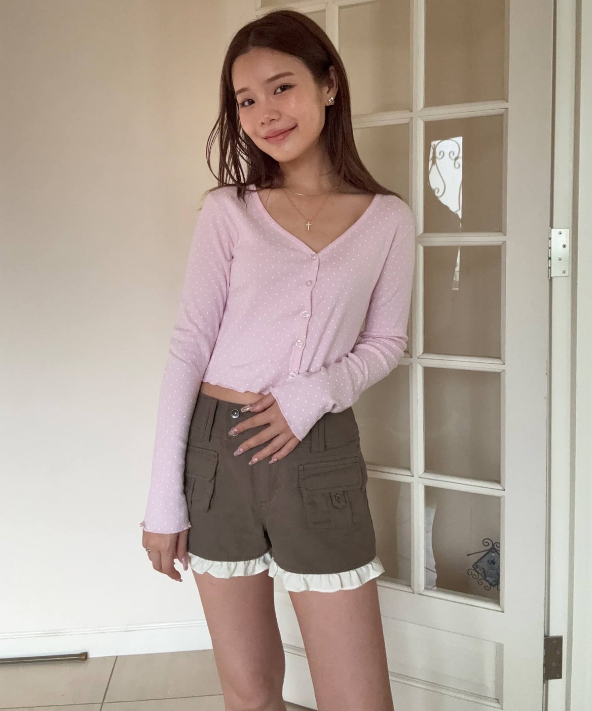 &&model：159cm&&